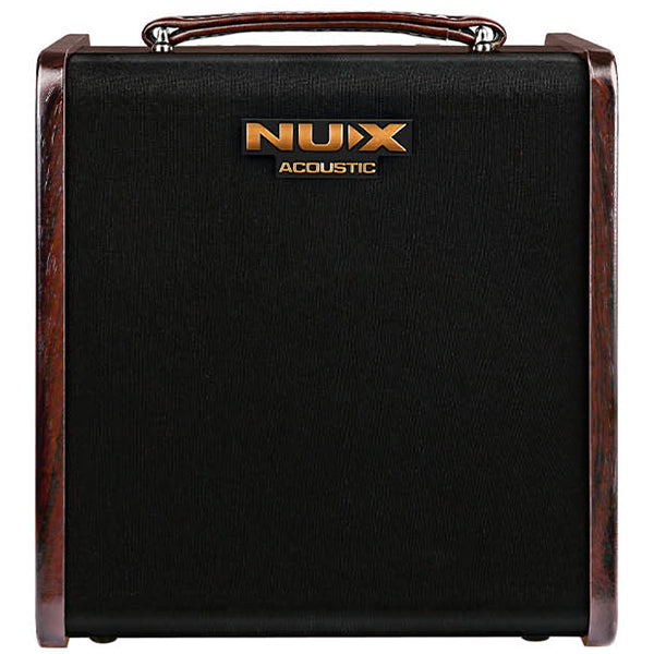 NUX AC-80 Stageman II 80 Watt Rechargeable Battery Powered Amp Acoustic Guitar Speaker Amplifier with Looper and Bluetooth