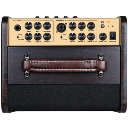 NUX AC-80 Stageman II 80 Watt Rechargeable Battery Powered Amp Acoustic Guitar Speaker Amplifier with Looper and Bluetooth