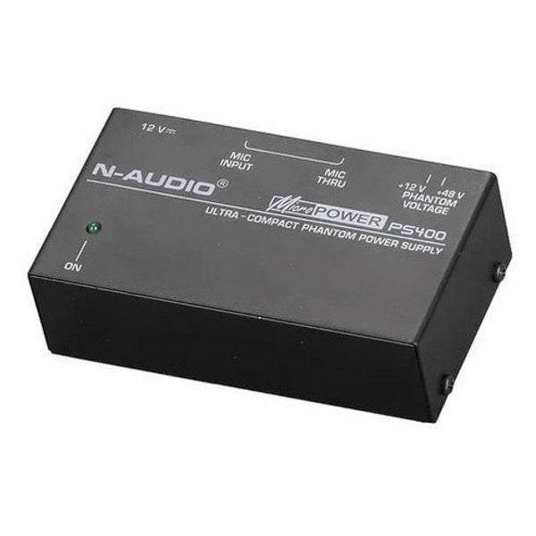 N-Audio PS400 Ultra Compact MicroPower 48V Phantom Power Supply