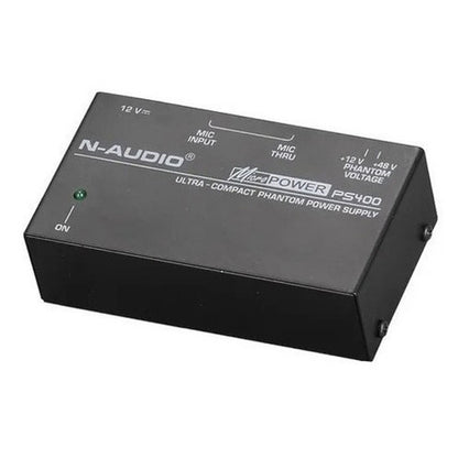 N-Audio PS400 Ultra Compact MicroPower 48V Phantom Power Supply