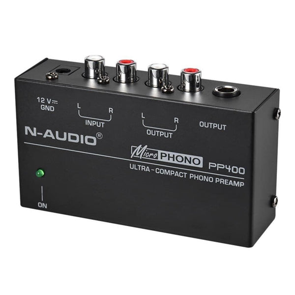 N-Audio PP400 Microphono Ultra Compact Phono Preamp Amplifier