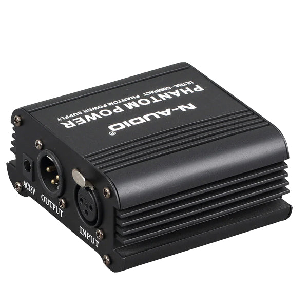 N-Audio PS-48V 48V Phantom Power Supply for Condenser Microphones (PS48V)