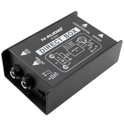 N-Audio DI-1 Single Channel Passive Direct Injection DI Box (DI1)