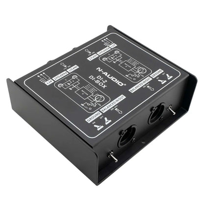 N-Audio DI-2 Dual Channel Passive Direct Injection DI Box (DI2)