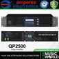 Amperes QP2500 500W 100V Line Class AB Power Amplifier with AFS