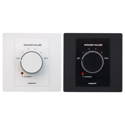 Amperes VC7010 10W 86 X 86 MM Volume Controller PA System With LED Indicator