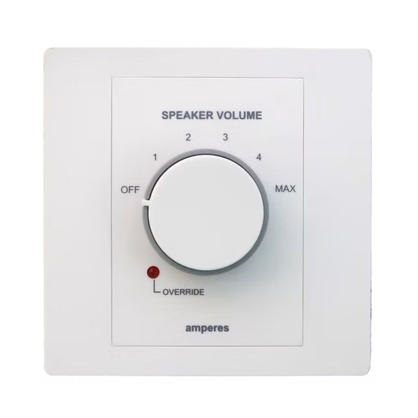Amperes VC7010 10W 86 X 86 MM Volume Controller PA System With LED Indicator