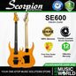 Scorpion SE600 Poplar Wood Body Electric Guitar HH Pickup With Rosewood or Maple Fingerboard