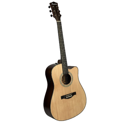 Scorpion SA200CD-O 41" Dreadnought Cutaway Solid Spruce Top Acoustic Electric Guitar (SA200CD)