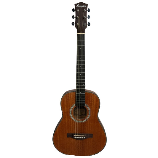 Scorpion SA120 3/4 Inch Sapele Plywood Acoustic Guitar with Rosewood Fingerboard
