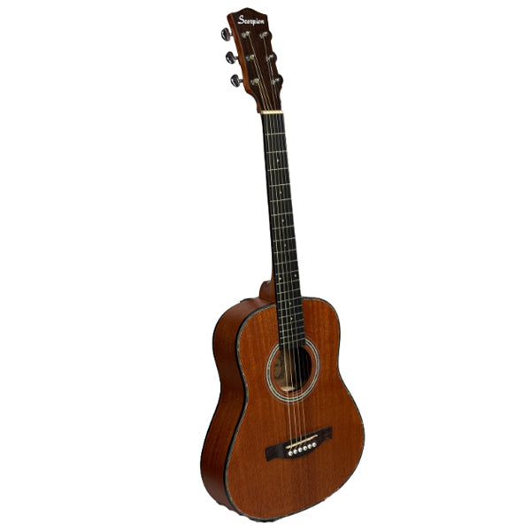 Scorpion SA120 3/4 Inch Sapele Plywood Acoustic Guitar with Rosewood Fingerboard