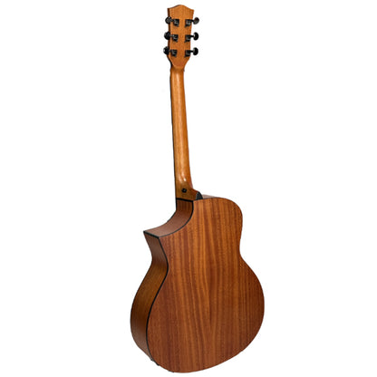 Scorpion SA190CEQ Dreadnought Spruce Plywood Cutaway Acoustic Electric Guitar