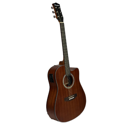 Scorpion SA60CEQ Dreadnought Body Sapele Top Body Acoustic Electric Guitar