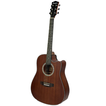 Scorpion SA60CEQ Dreadnought Body Sapele Top Body Acoustic Electric Guitar