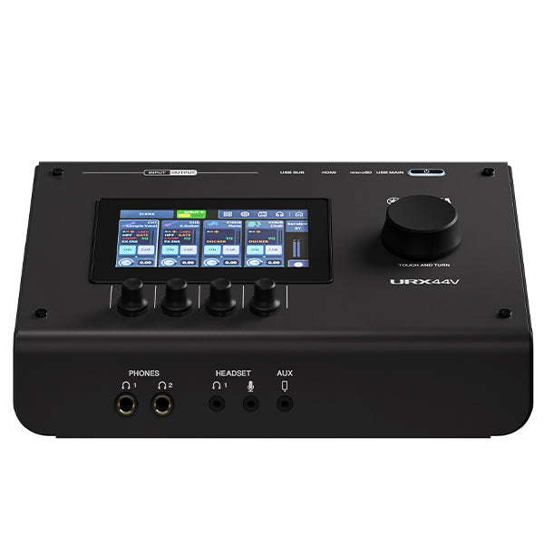 Yamaha URX44V USB-C Audio and Video Interface with LCD Screen and Touchscreen Display