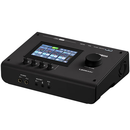 Yamaha URX44V USB-C Audio and Video Interface with LCD Screen and Touchscreen Display