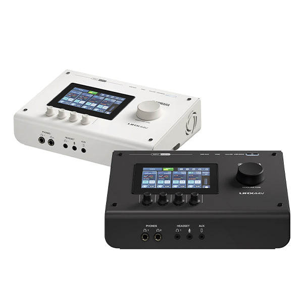 Yamaha URX44V USB-C Audio and Video Interface with LCD Screen and Touchscreen Display