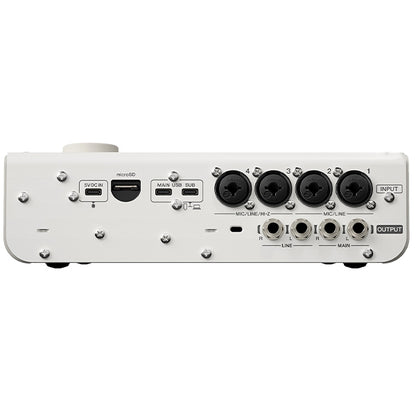 Yamaha URX44 Compact USB-C Audio Interface with 4 URX Preamp and Touch LCD Screen
