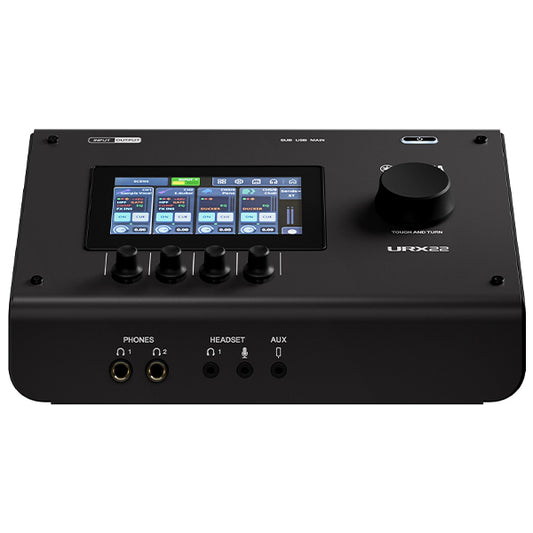 Yamaha URX22 Compact USB-C Audio Interface with 2 URX Preamp and Touchscreen Display