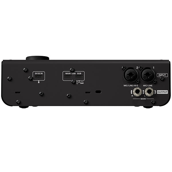 Yamaha URX22 Compact USB-C Audio Interface with 2 URX Preamp and Touchscreen Display