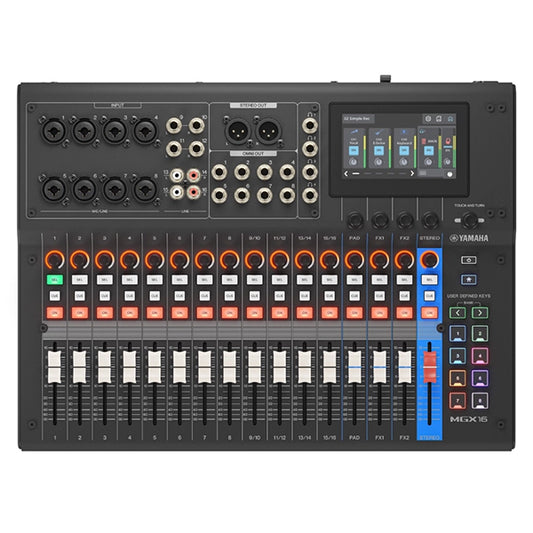 Yamaha MGX16 22 Channel Portable Digital Mixer with Touchscreen and Bluetooth