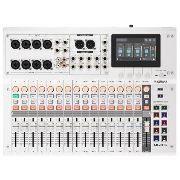 Yamaha MGX16 22 Channel Portable Digital Mixer with Touchscreen and Bluetooth
