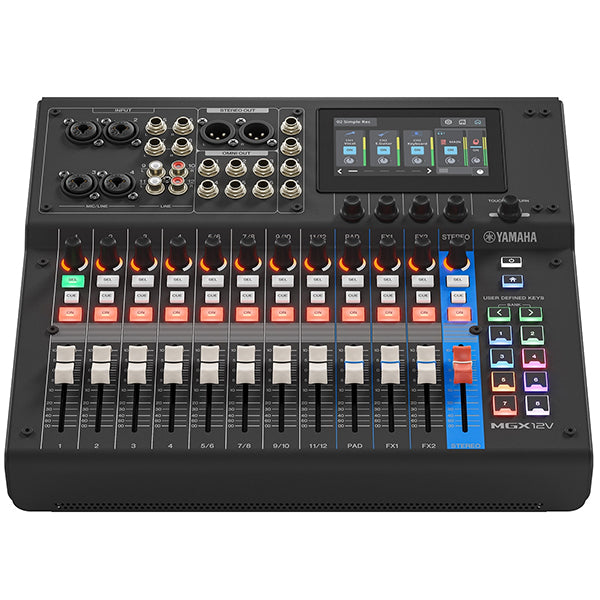 Yamaha MGX12V 18 Channel Digital Mixer Mixing Concle with Video Interface and Bluetooth