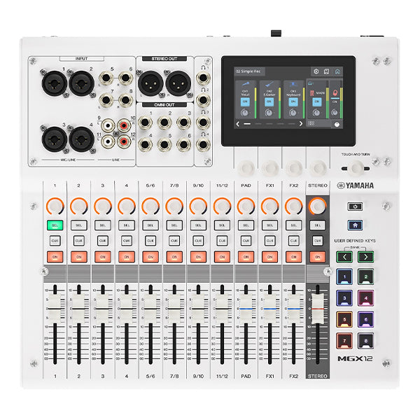 Yamaha MGX12 18 Channel Digital Mixer Mixing Console With Audio Interface and Bluetooth