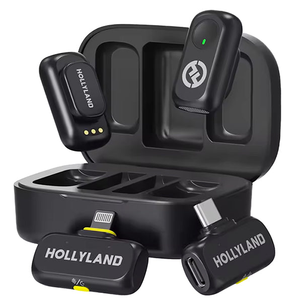 Hollyland Lark A1 Combo 2 Person Wireless Lavalier Microphone with 3 Level of Noise Cancellation