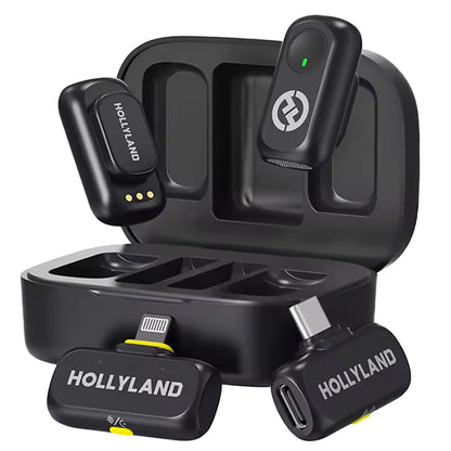 Hollyland Lark A1 Combo 2 Person Wireless Lavalier Microphone with 3 Level of Noise Cancellation