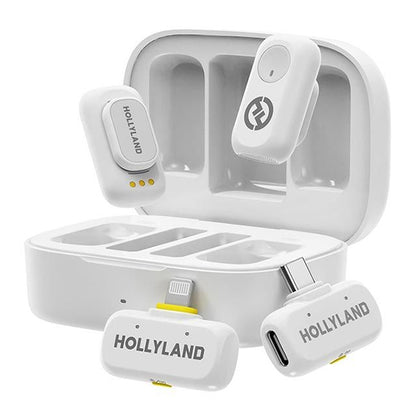 Hollyland Lark A1 Combo 2 Person Wireless Lavalier Microphone with 3 Level of Noise Cancellation