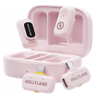 Hollyland Lark A1 Combo 2 Person Wireless Lavalier Microphone with 3 Level of Noise Cancellation