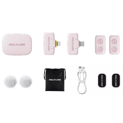Hollyland Lark A1 Combo 2 Person Wireless Lavalier Microphone with 3 Level of Noise Cancellation