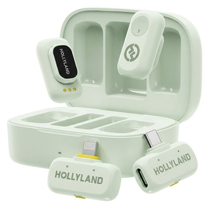 Hollyland Lark A1 Combo 2 Person Wireless Lavalier Microphone with 3 Level of Noise Cancellation