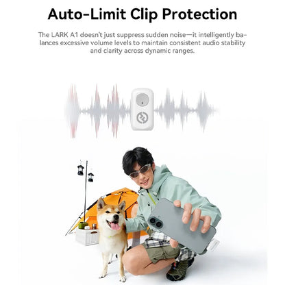 Hollyland Lark A1 Combo 2 Person Wireless Lavalier Microphone with 3 Level of Noise Cancellation