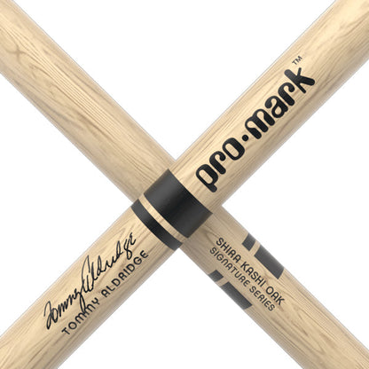 ProMark PW2SW Tommy Aldridge Lacquered Shira Kashi Oak Oval Wood Tip Drumsticks
