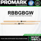 Promark RBBGBGW Bob Gatzen Lacquered Hickory Barrel Wood Tip Drumsticks