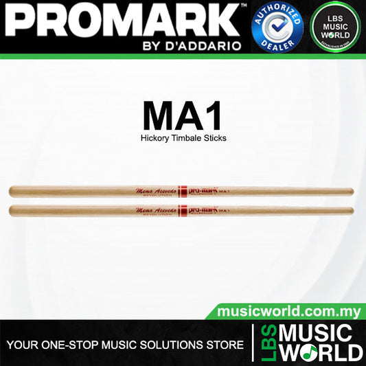 Promark MA1 Hickory Memo Acevedo Timbale Sticks