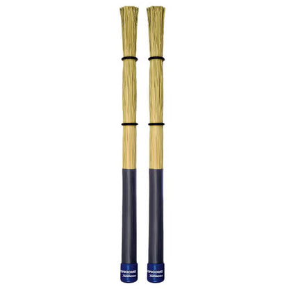 ProMark PMBRM2 Small Broomsticks Fixed Broomcorn Brushes Rod - Pair