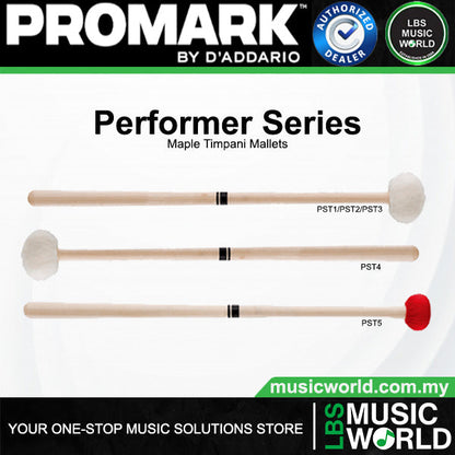 ProMark Performer Series Maple Timpani Mallets (PST1 PST2 PST3 PST4 PST5)