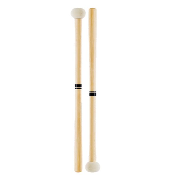 ProMark Performer Series Hickory Puffy Felt Tip Marching Bass Mallet - Standard