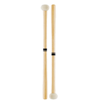 ProMark Performer Series Hickory Puffy Felt Tip Marching Bass Mallet - Standard