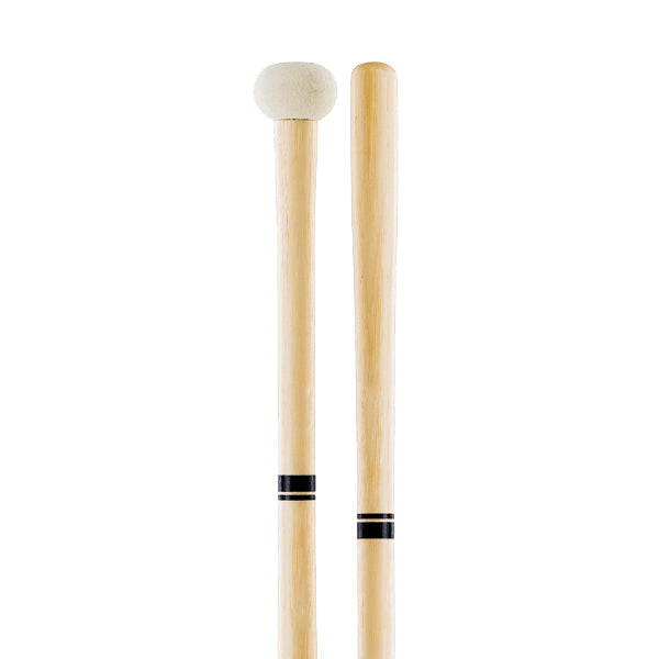 ProMark Performer Series Hickory Puffy Felt Tip Marching Bass Mallet - Standard