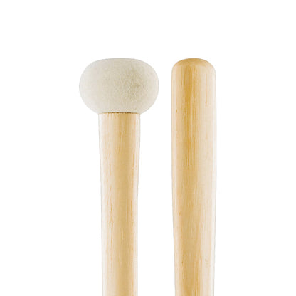 ProMark Performer Series Hickory Puffy Felt Tip Marching Bass Mallet - Standard