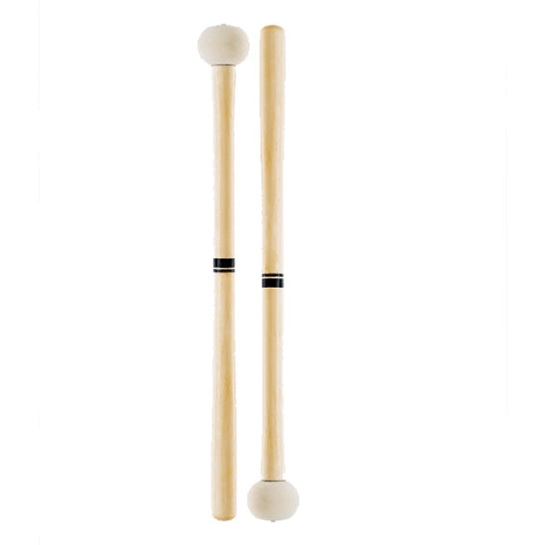 ProMark Performer Series Hickory Puffy Felt Tip Marching Bass Mallet - Standard