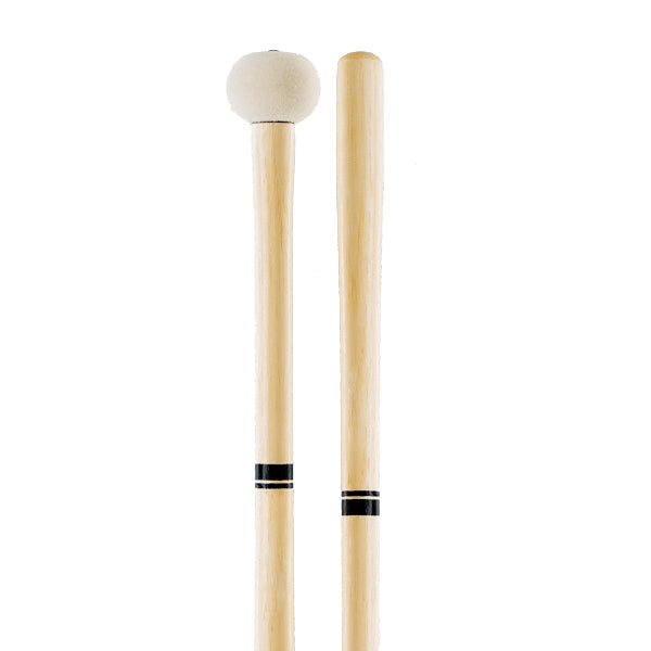 ProMark Performer Series Hickory Puffy Felt Tip Marching Bass Mallet - Standard