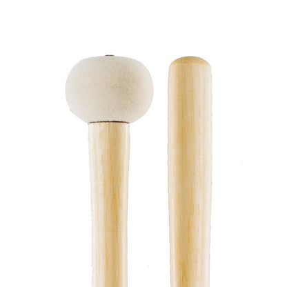 ProMark Performer Series Hickory Puffy Felt Tip Marching Bass Mallet - Standard