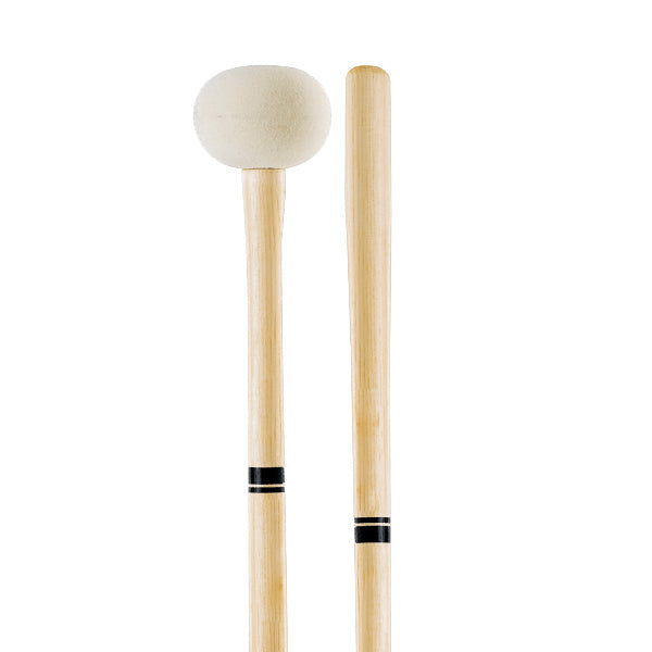 ProMark Performer Series Hickory Puffy Felt Tip Marching Bass Mallet - Standard