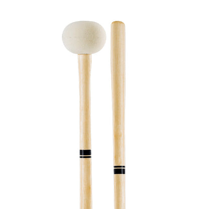 ProMark Performer Series Hickory Puffy Felt Tip Marching Bass Mallet - Standard