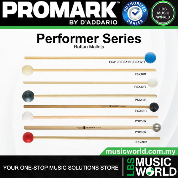 ProMark Performer Series Rattan Bells and Xylophone Mallets Soft